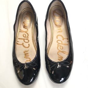 Sam Edelman Felicia Black Patent Leather Flats